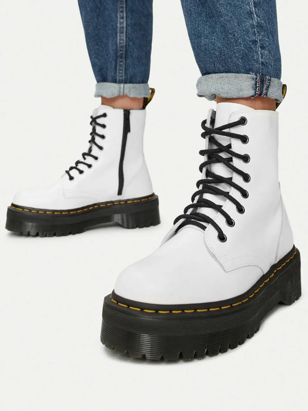 Anfibi Jadon 15265100 Bianco