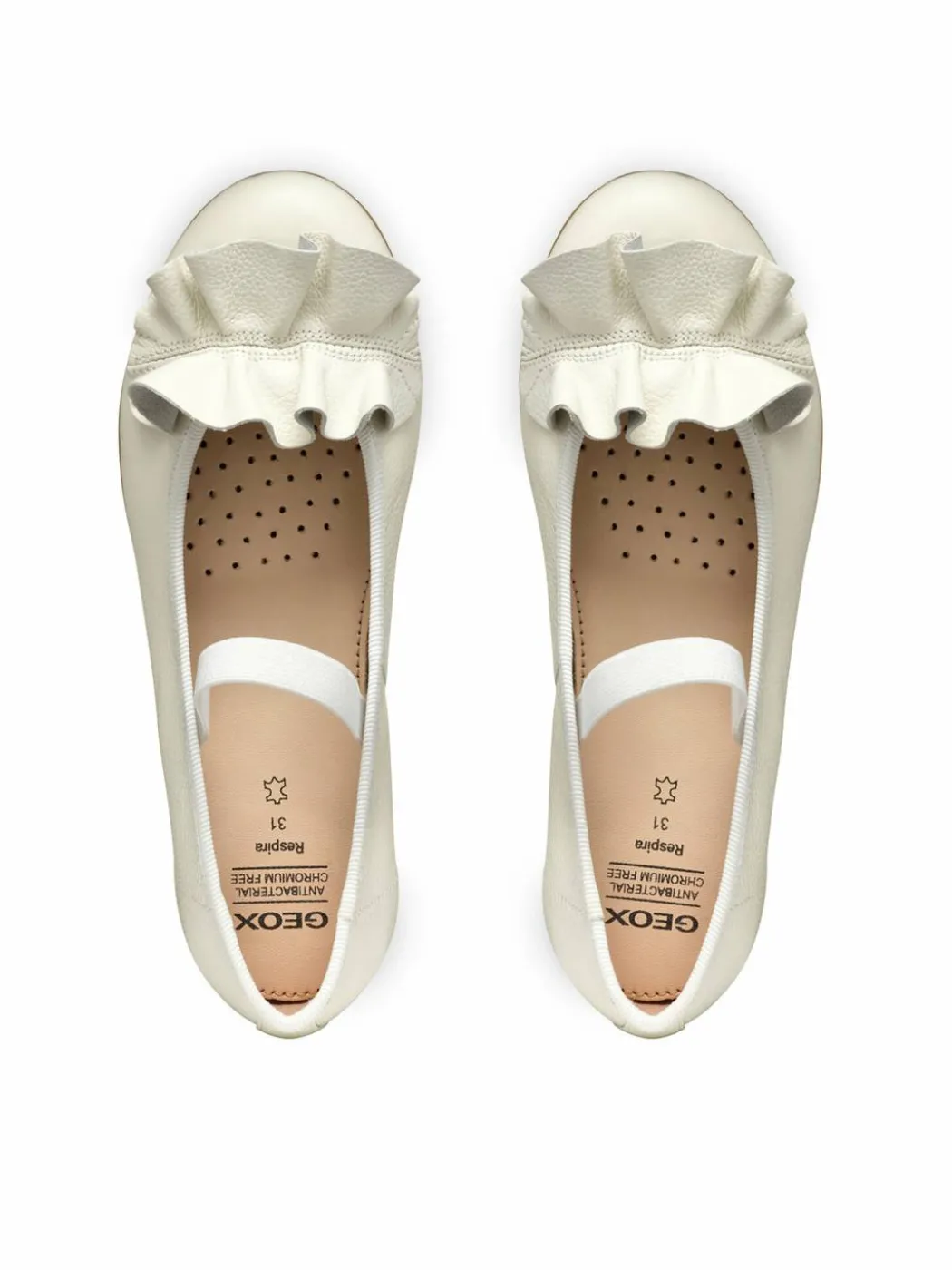 Ballerine Jr Plie' J5555A 85 C1000 S Bianco