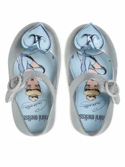 Ballerine Mini Melissa Sweet Love + Disn 33447 Argento