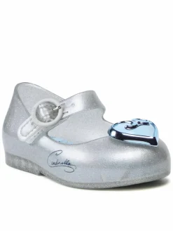 Ballerine Mini Melissa Sweet Love + Disn 33447 Argento