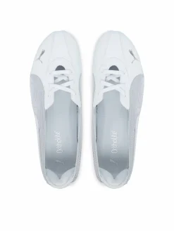 Ballerine Speedcat Ballet Nova Metallic Wns 408342 01 Bianco