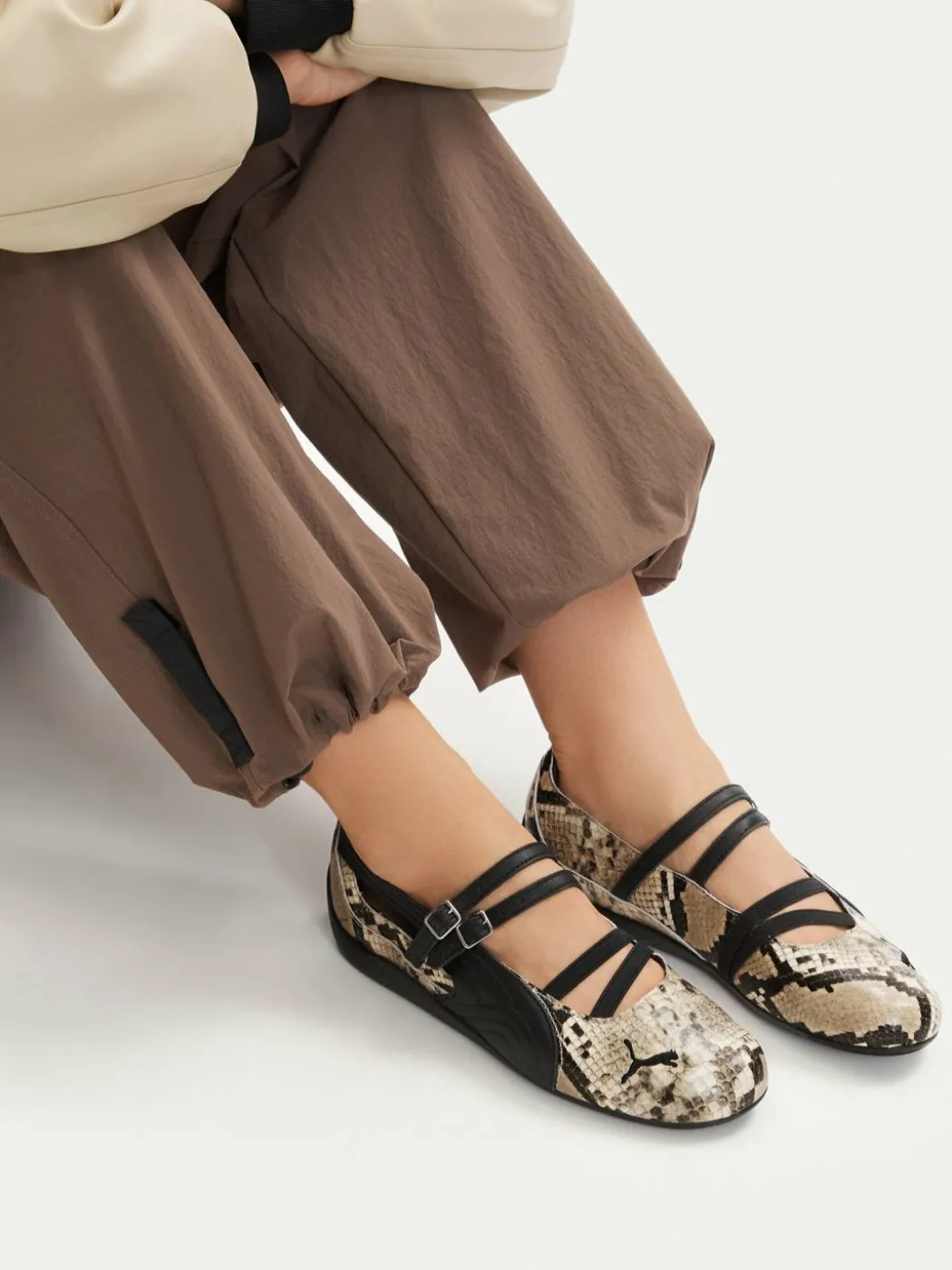 Ballerine Speedcat Ballet Snake Wns 405326 01 Marrone