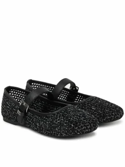 Ballerine Tjw Knitted Ballerina EN0EN03030 Nero