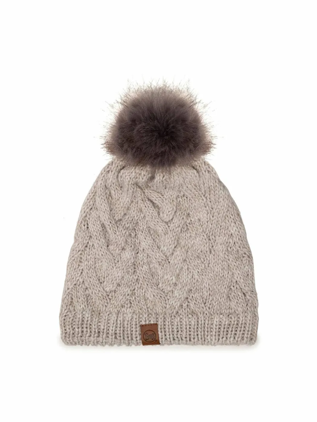 Berretto Knitted & Fleece Hat 123515.014.10.00 Beige