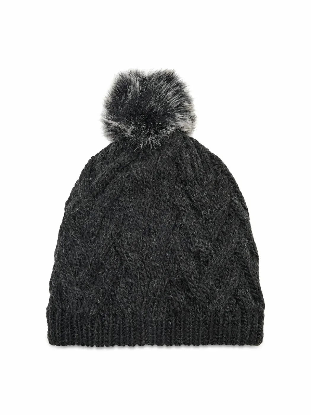 Berretto Knitted & Fleece Hat 123515.901.10.00 Grigio