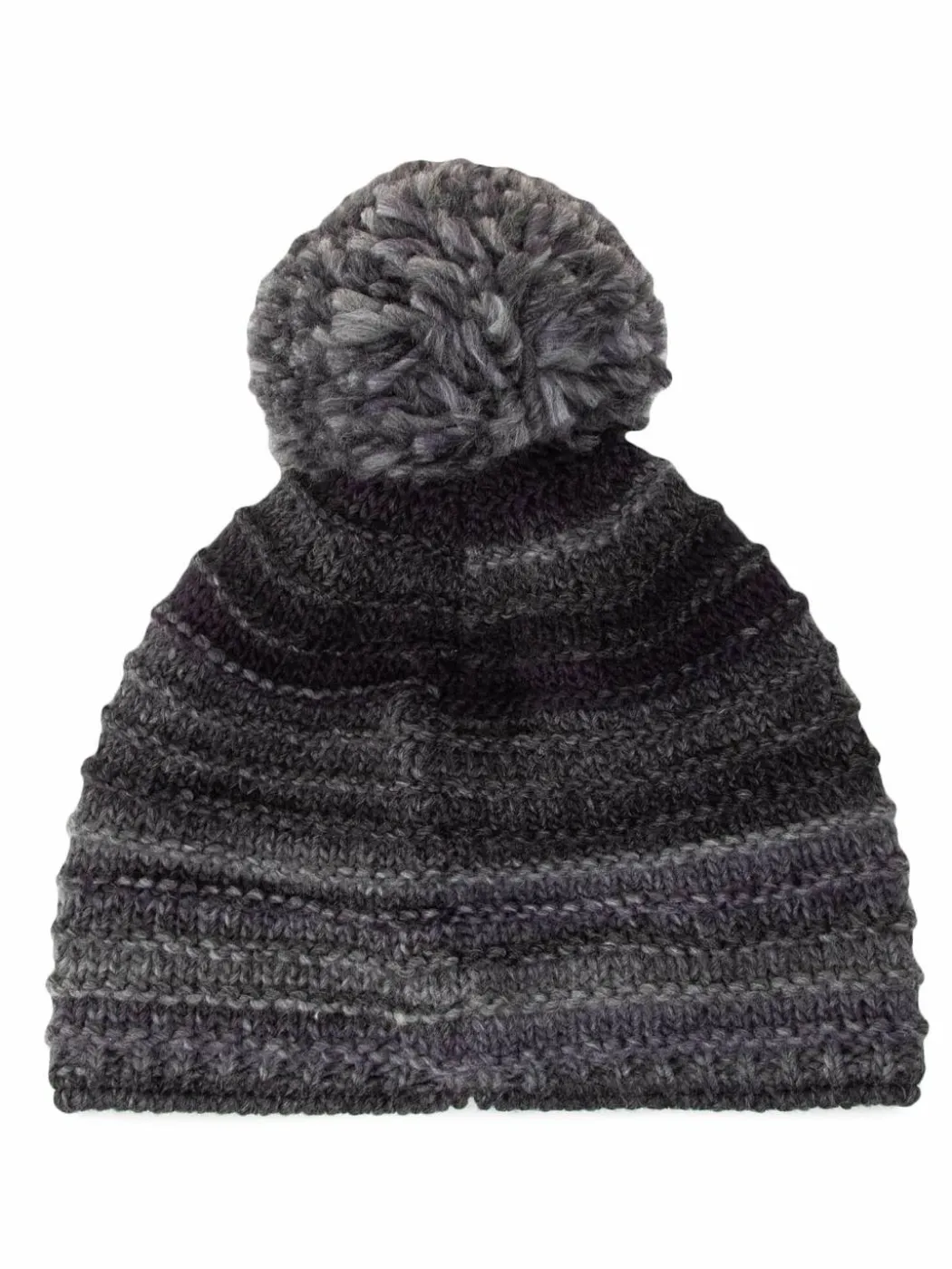 Berretto Mikata Pompon MÜ 30619 Grigio