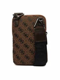 Borsa porta telefono HMBOST P6142 Marrone