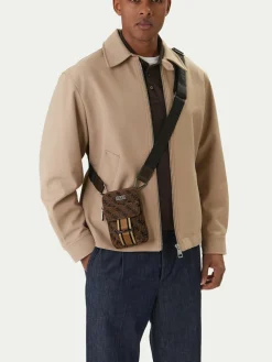 Borsa porta telefono HMBOST P6142 Marrone