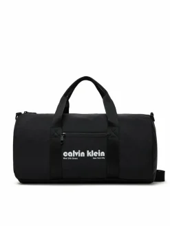 Borsa sportiva Ckj Graphic Ck Crossbody Duffle LV04G3163G Nero