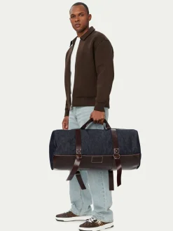 Borsa weekend Oslo Label TMOSDE P6335 Blu scuro
