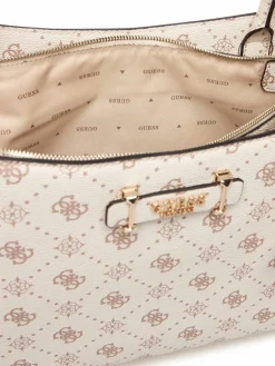 Borsetta Carrie Logo HWGP98 98220 Écru