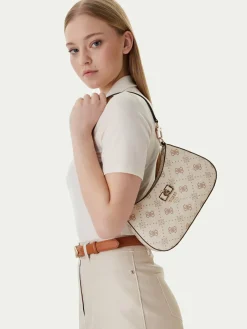 Borsetta Emelie Logo HWGP99 28180 Écru