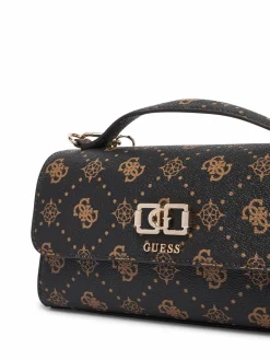 Borsetta Emelie Logo HWGP99 28190 Marrone scuro