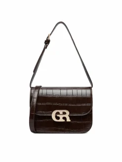 Borsetta EO-LINA-KQ44-CROCCO Marrone