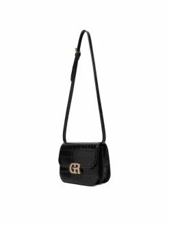 Borsetta EO-LINA-KQ44-CROCCO Nero