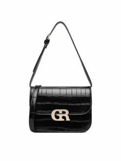 Borsetta EO-LINA-KQ44-CROCCO Nero