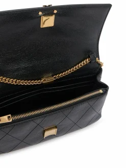 Borsetta Quilted Chain Wallet 186041 Nero