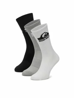 Calzini lunghi AS_QUIKSILVER_101W_SS25 (3-PACK) Bianco