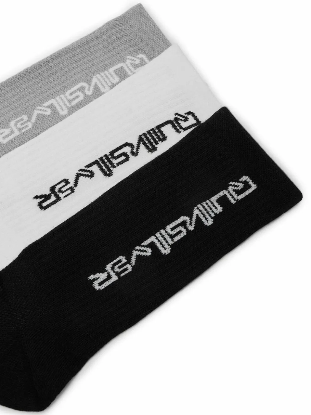 Calzini lunghi AS_QUIKSILVER_100W_SS25 (3-PACK) Bianco