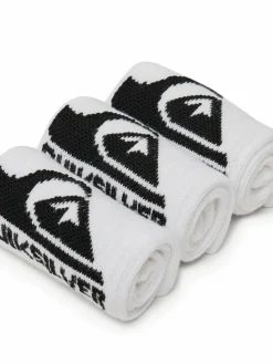 Calzini lunghi AS_QUIKSILVER_101W_SS25 (3-PACK) Bianco