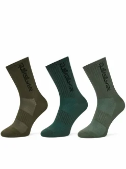 Calzini lunghi AS_QUIKSILVER_100W_SS25 (3-PACK) Cachi