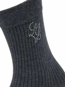 Calzini lunghi 2F6079 T0300 Grigio