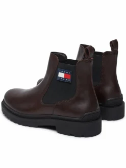 Chelsea Tjm Leather Chelsea Boot EM0EM01448 Marrone