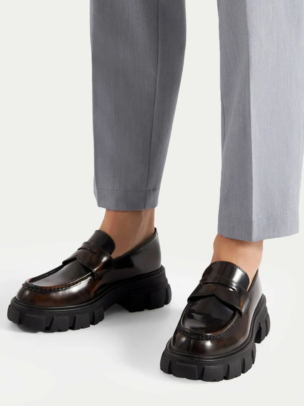 Chunky loafers ELANA-01WI-002 Marrone