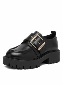 Chunky loafers EO-CI12-LEA-01 Nero