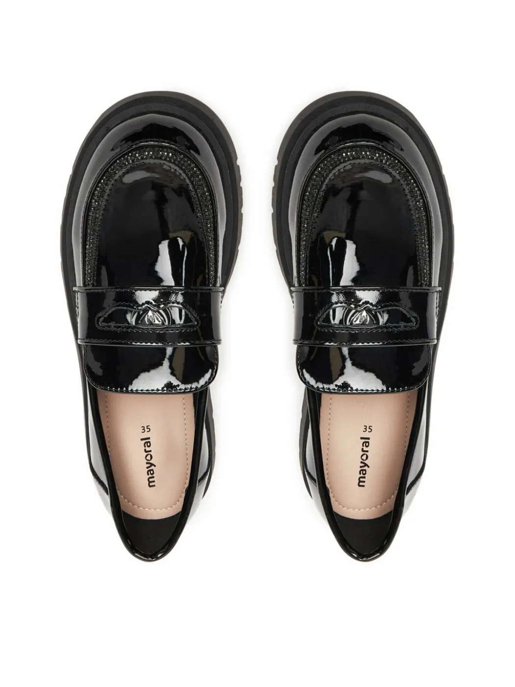 Chunky loafers 46558 Nero