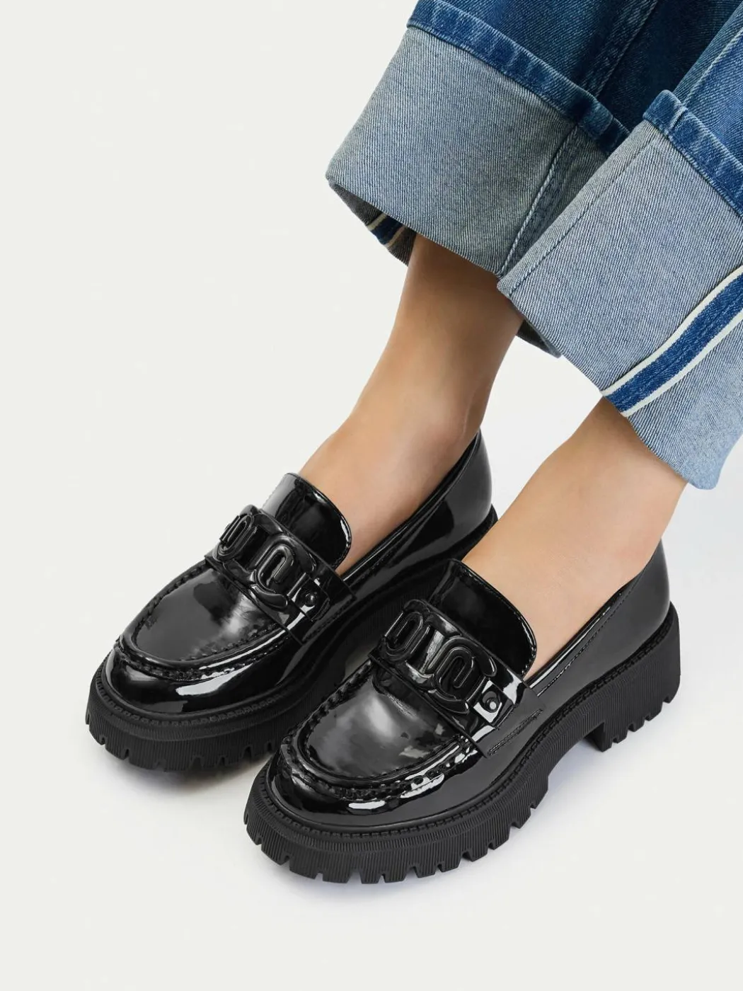 Chunky loafers WS5875-32 Nero
