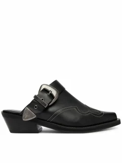 Ciabatte Archive Cowboy Mule Leather EN0EN03063 Nero