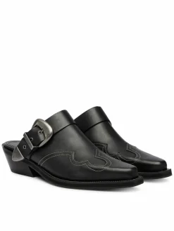 Ciabatte Archive Cowboy Mule Leather EN0EN03063 Nero