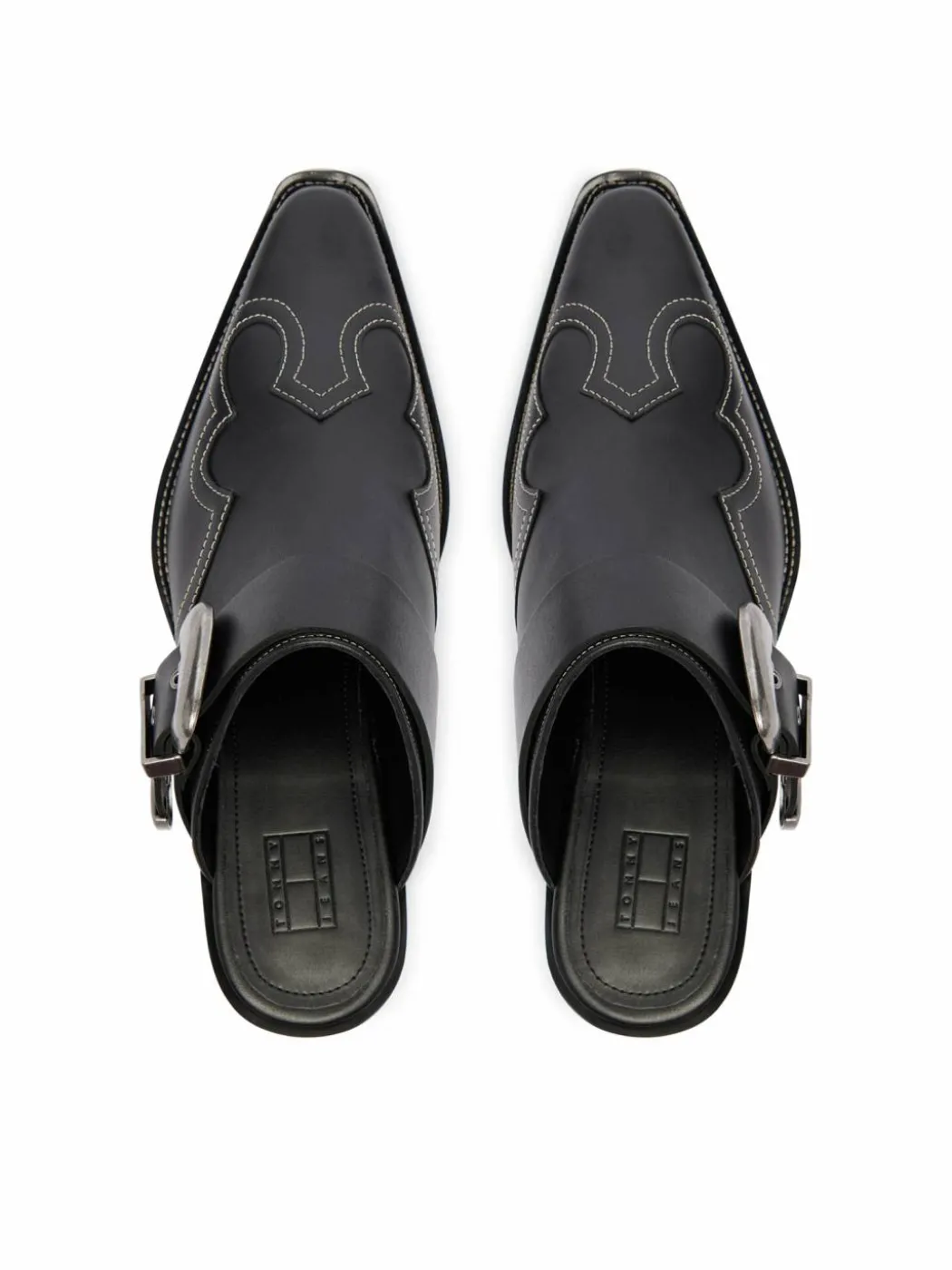Ciabatte Archive Cowboy Mule Leather EN0EN03063 Nero