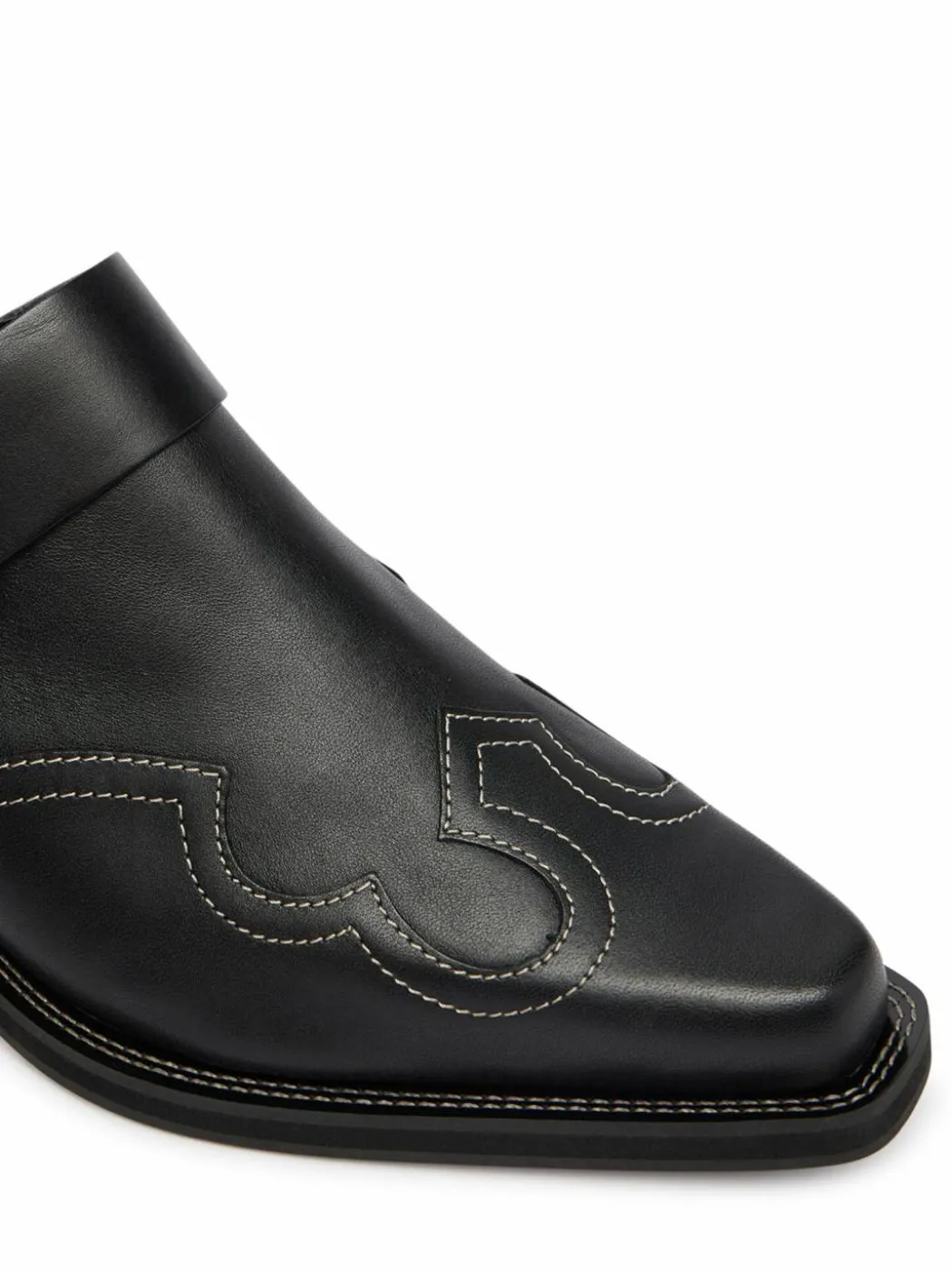 Ciabatte Archive Cowboy Mule Leather EN0EN03063 Nero