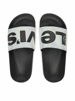 Ciabatte June L VPOL0238S Argento