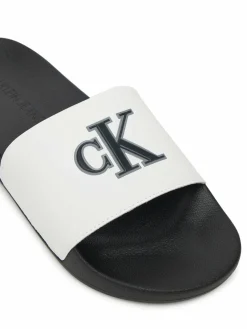Ciabatte Slide Jelly Mono Pu YM0YM01281 Bianco
