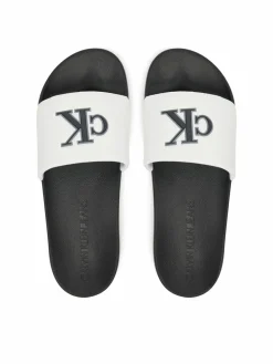 Ciabatte Slide Jelly Mono Pu YM0YM01281 Bianco