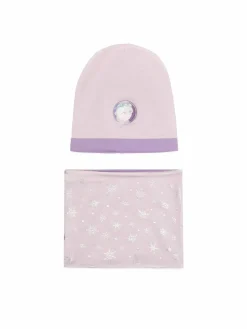Completo cappello e scaldacollo ACCCS-AW23-36DFR Viola