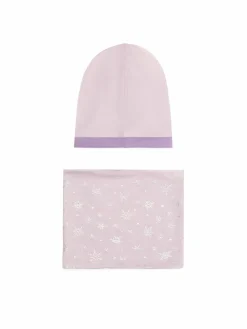 Completo cappello e scaldacollo ACCCS-AW23-36DFR Viola