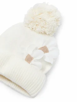 Completo cappello, scaldacollo e guanti 10071 Écru
