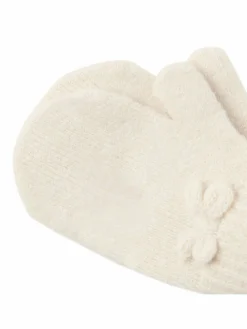 Completo cappello, sciarpa e guanti 10.536 Écru