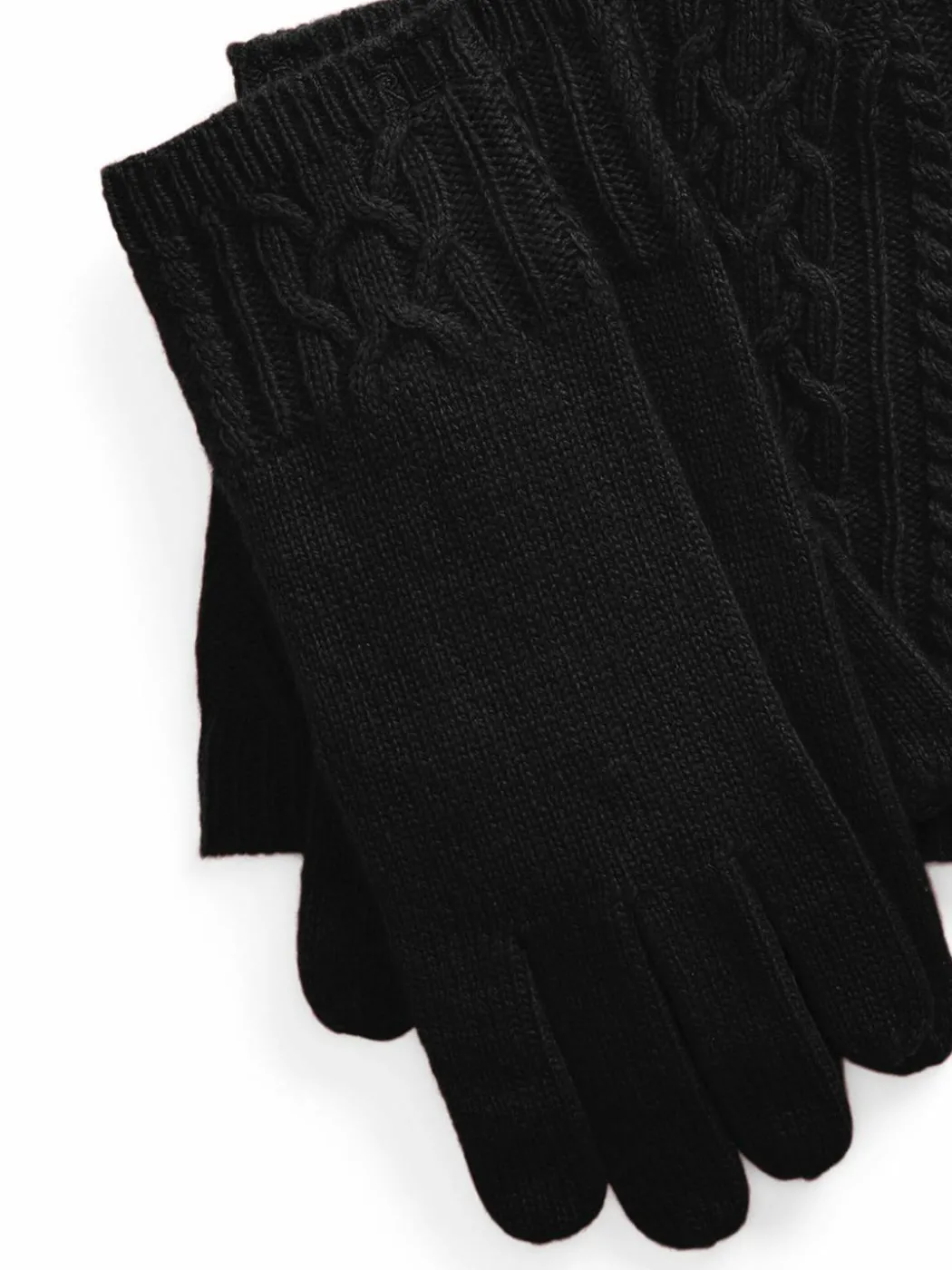Completo cappello, sciarpa e guanti 454960056002 Nero