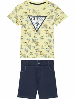 Completo T-shirt e pantaloncini N6GG01 K8HM4 Multicolore Regular Fit