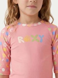 Completo t-shirt e slip da bagno Roxy Dot ERLWR03328 Rosa
