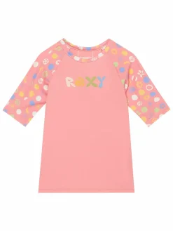 Completo t-shirt e slip da bagno Roxy Dot ERLWR03328 Rosa