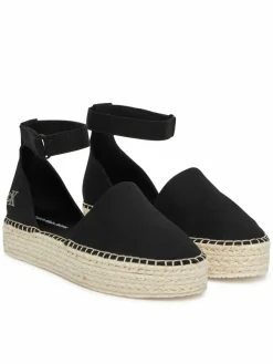 Espadrillas Flatform Espadrille Sling Mg YW0YW01735 Nero