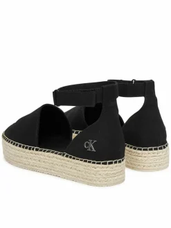 Espadrillas Flatform Espadrille Sling Mg YW0YW01735 Nero
