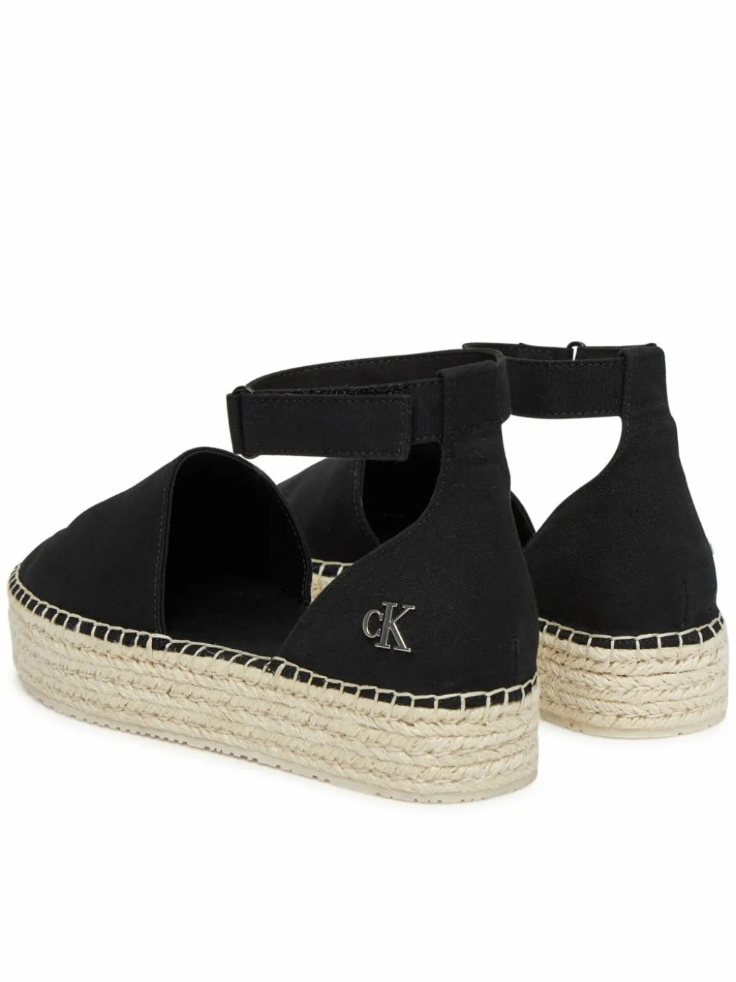 Espadrillas Flatform Espadrille Sling Mg YW0YW01735 Nero
