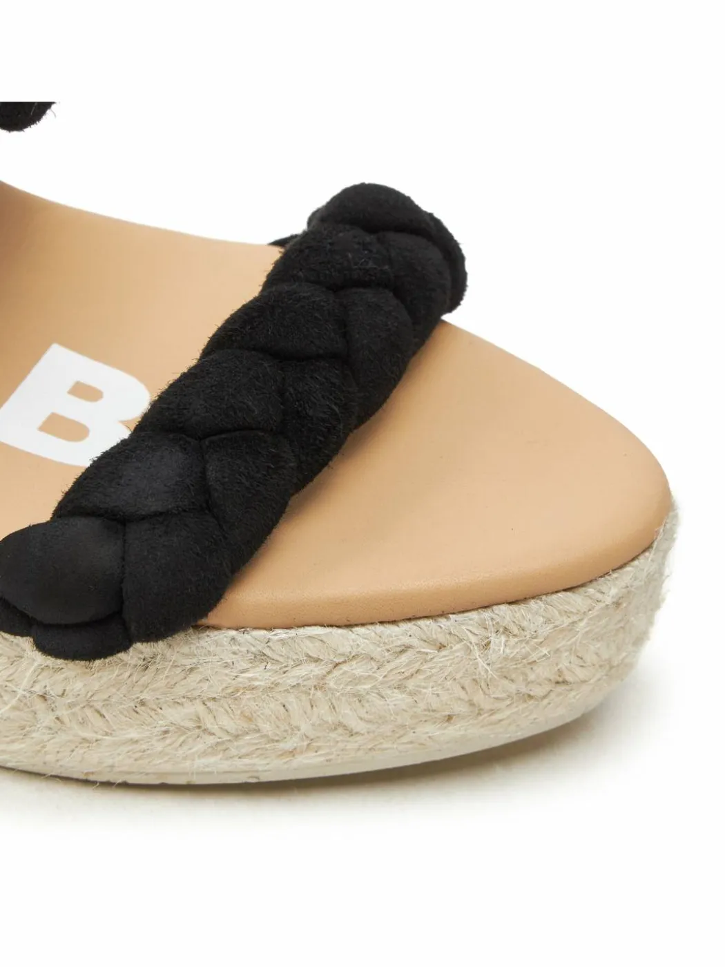 Espadrillas Hamptons Two Braided Bands Wedge Espadrilles K 1.0 WE Nero